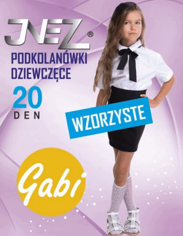 Podkolanówki dziecięce INEZ Gabi 20 DEN